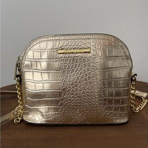 Steve Madden Metallic Gold Crossbody Bag
